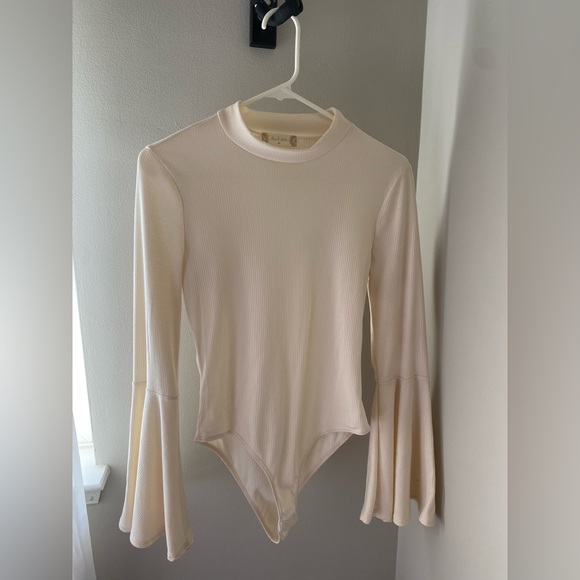 Altar’d State Cream Bodysuit - Picture 1 of 3